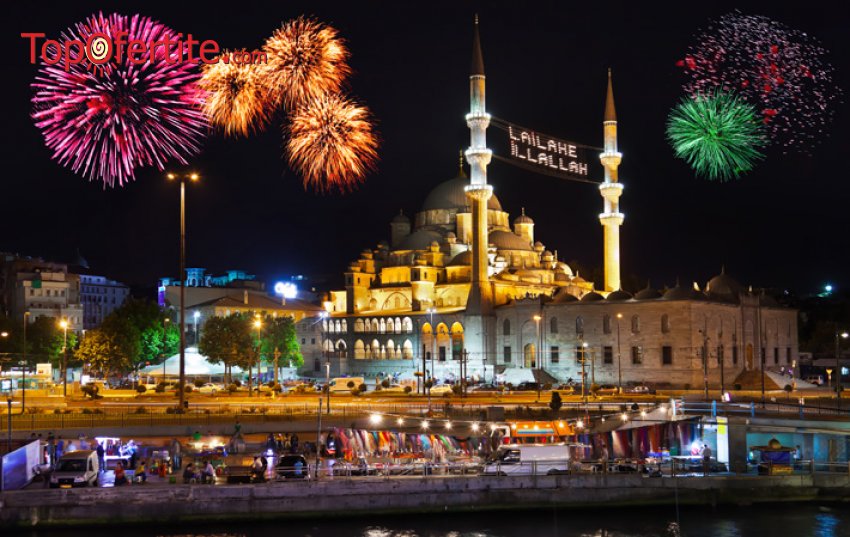 Нова Година в Истанбул, Турция! 3 нощувки в хотел 3* с автобус без нощен преход от София, Пловдив и Хасково за 399 лева на човек