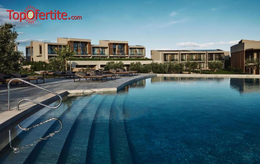40% отстъпка за лукс почивка за двама! Zelia Resort Halkidiki 5* Касандра, Халкидики! Нощувка със закуска на брега на морето от 114 лева на човек